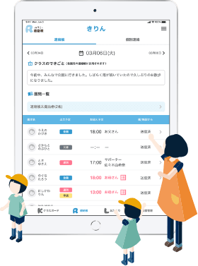 保育ICTシステムのイメージ