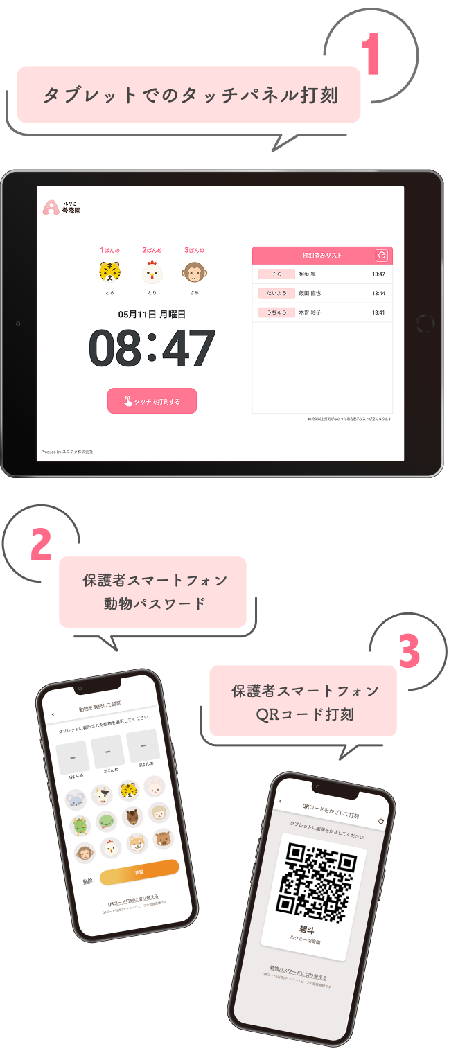 ルクミーのカレンダー機能の利用イメージ